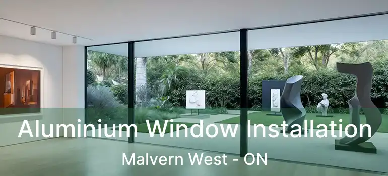  Aluminium Window Installation Malvern West - ON
