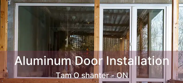  Aluminum Door Installation Tam O shanter - ON