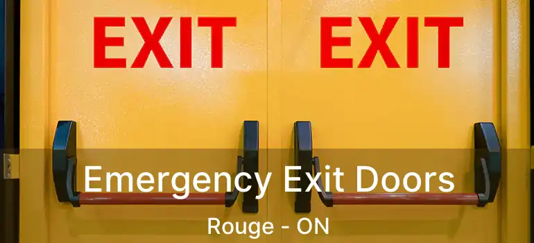  Emergency Exit Doors Rouge - ON