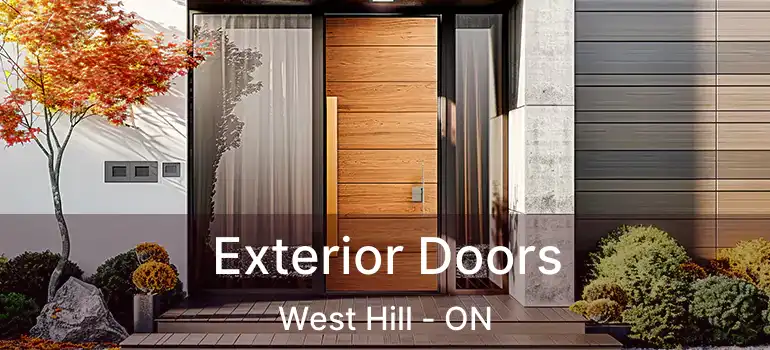  Exterior Doors West Hill - ON