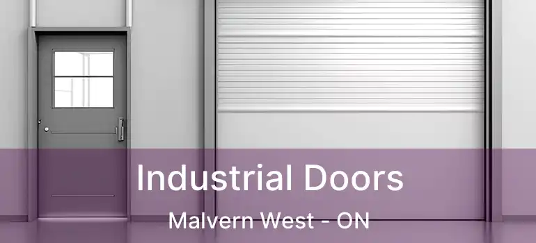  Industrial Doors Malvern West - ON