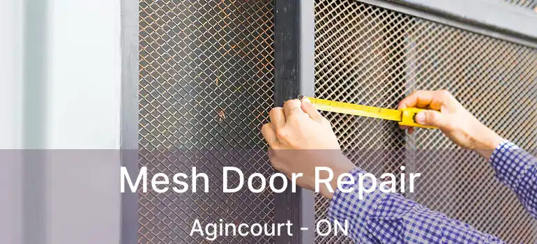  Mesh Door Repair Agincourt - ON