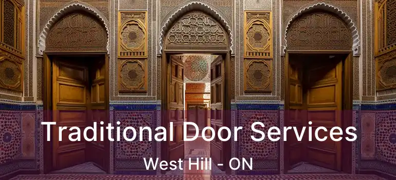  Traditional Door Services West Hill - ON