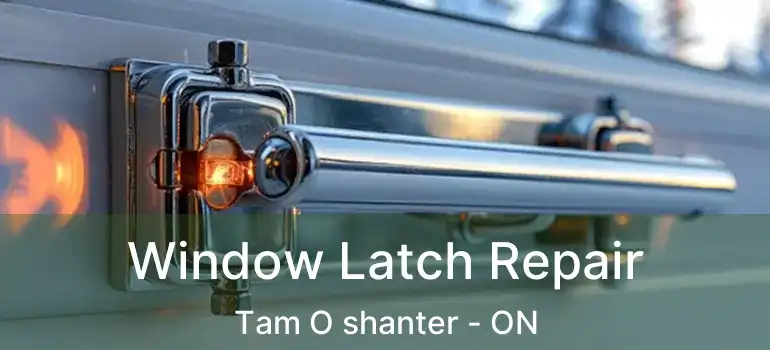  Window Latch Repair Tam O shanter - ON