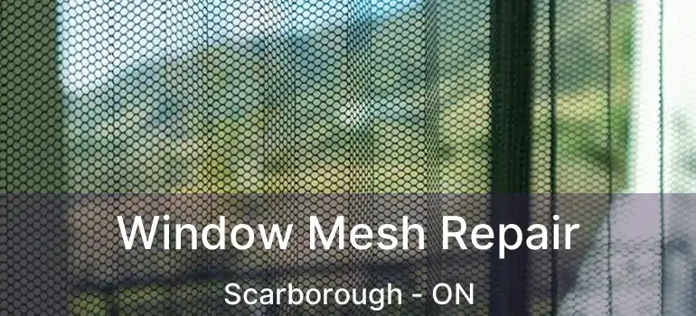  Window Mesh Repair Scarborough - ON